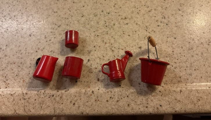 Poppenhuis keuken set, Ophalen of Verzenden, Zo goed als nieuw, Poppenhuis
