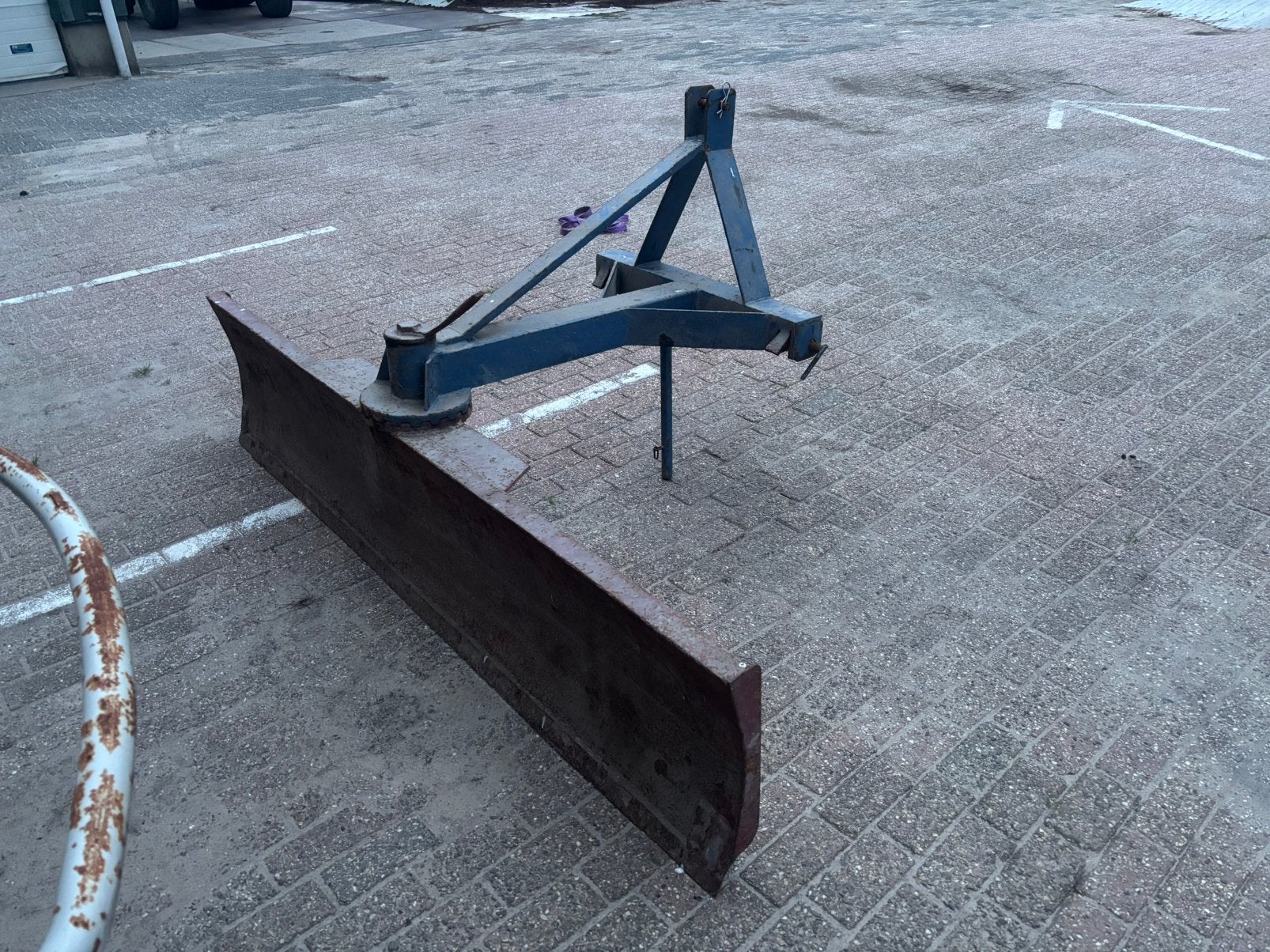 Grondschuif grondschaaf 2,25m, Ophalen, Gebruikt, IJzer