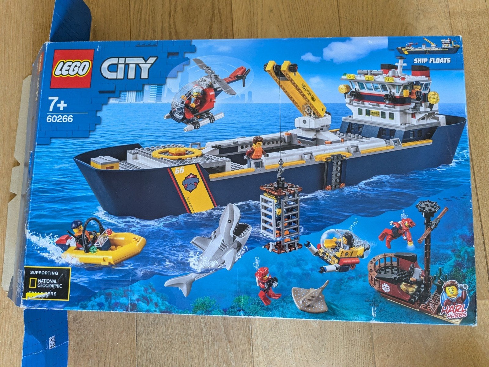 Lego City onderzoeksschip 60266, Lego, Ophalen of Verzenden, Compleet, Complete set