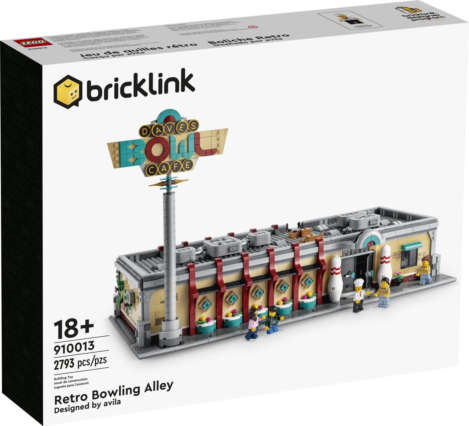 Lego 910013 Bricklink Retro Bowling Alley Nieuw Sealed, Overige thema's, Lego, Nieuw, Ophalen of Verzenden