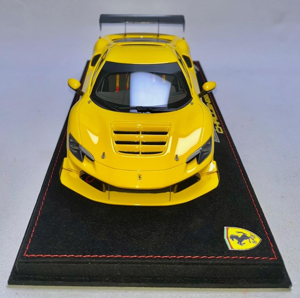 Ferrari 296 Challenge Geel 1:18 P18242B van BBR, Ophalen of Verzenden, Nieuw, Auto, Overige merken