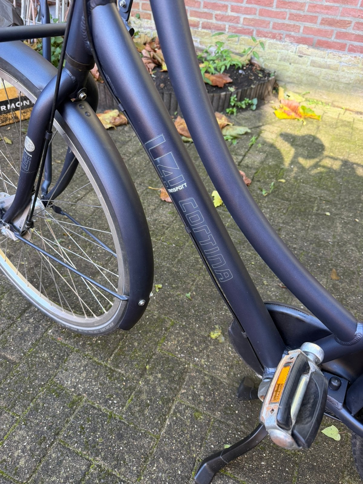Prima cortina u4 transport damesfiets, framemaat 50 cm hoog, Versnellingen, Zo goed als nieuw, 50 tot 53 cm, Trommelrem