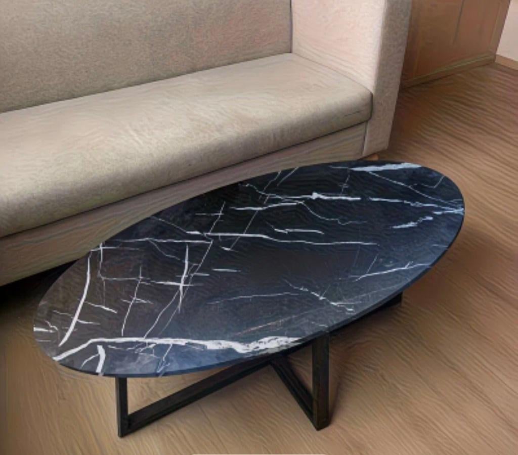 Salontafel Marmer, Ophalen, Minder dan 50 cm, 100 tot 150 cm, Nieuw