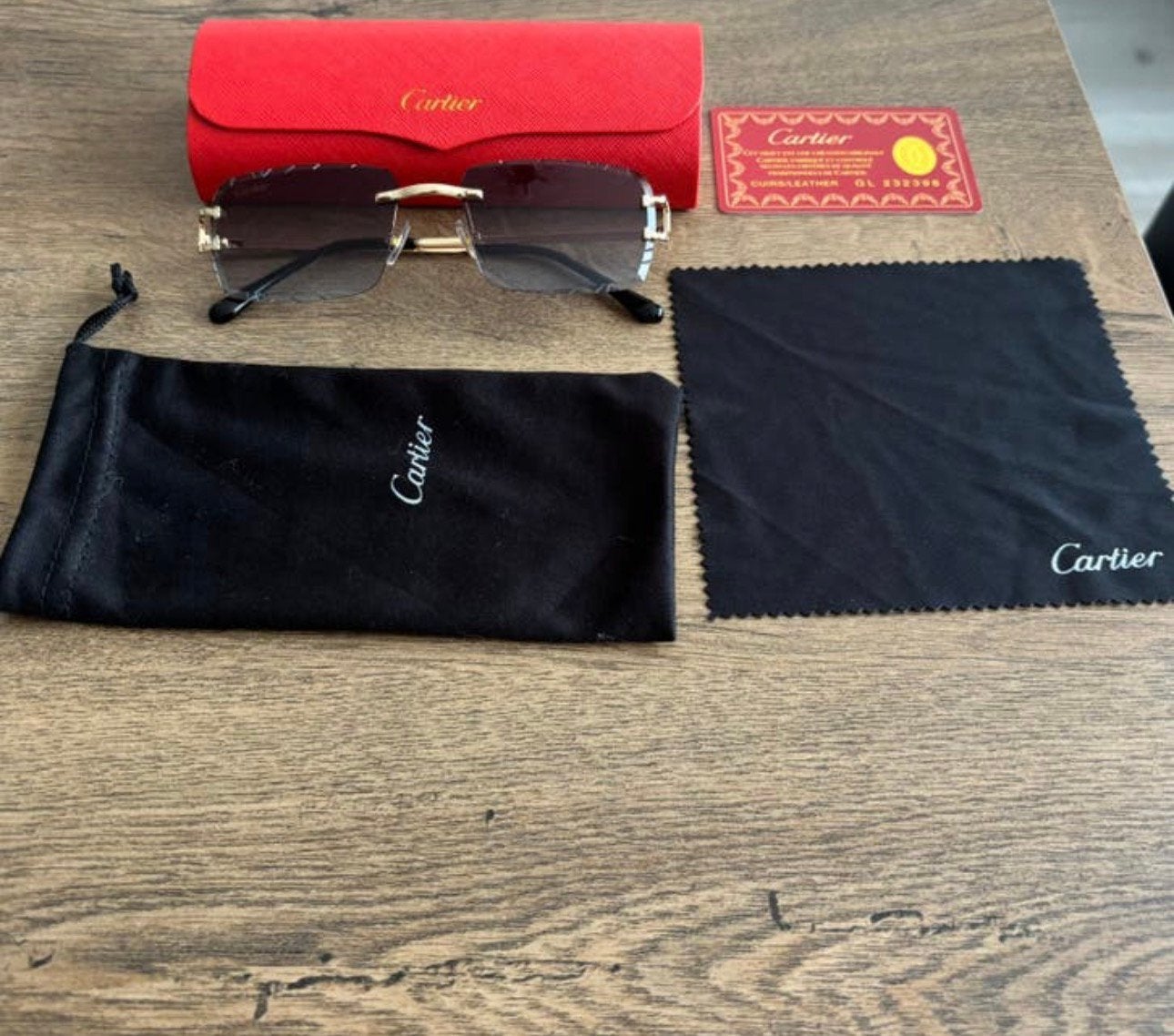 Cartier bril, Sieraden, Tassen en Uiterlijk, Zonnebrillen en Brillen | Heren, Overige merken, Overige kleuren, Verzenden, Zo goed als nieuw
