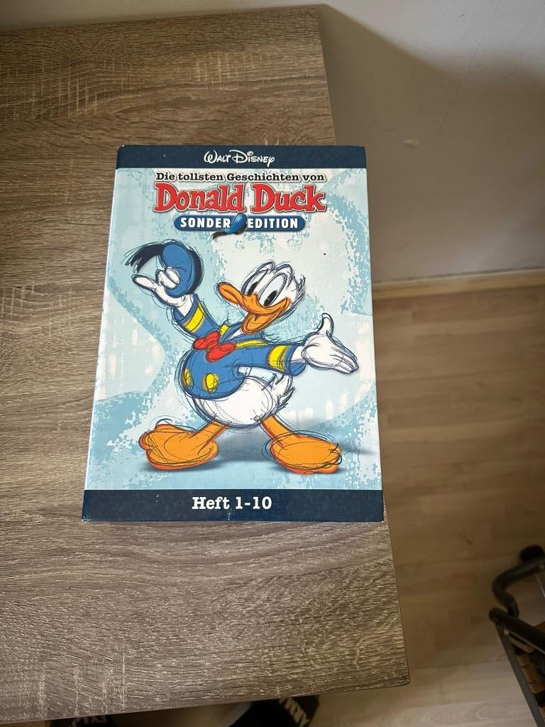 Donald Duck Sonderedition box (Heft 1–10 compleet(1965)), Boeken, Complete serie of reeks, Ophalen of Verzenden, Zo goed als nieuw