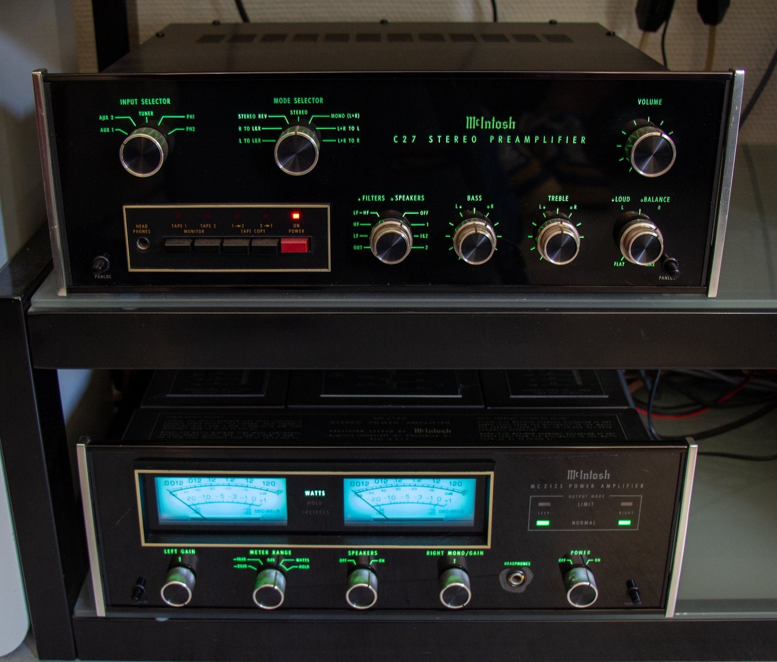 Mc Intosh MC2125/C27 vintage set met garantie, Overige merken, Gebruikt, ....., Ophalen of Verzenden