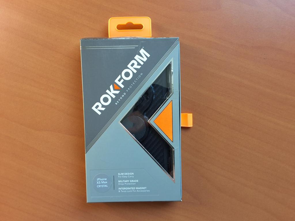 ROKFORM iPhone XS Max Crystal Carbon Black Hoesje, Kunststof, Zwart, Nieuw, Hoesje of Tasje