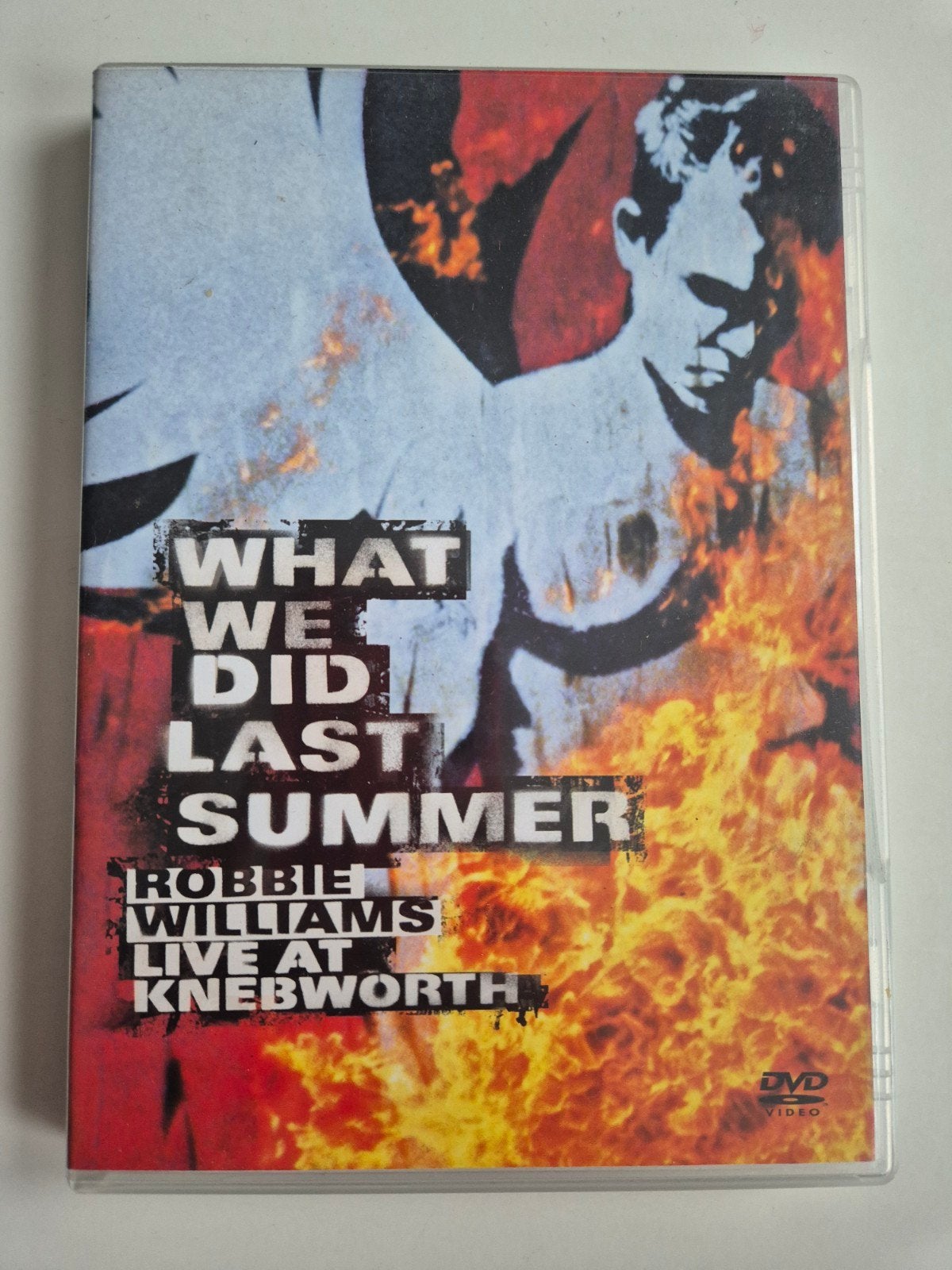 Robbie Williams - Live at Knebworth DVD, Engels, Engels, Ophalen of Verzenden, Zo goed als nieuw