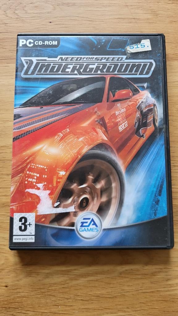 Need for Speed Underground PC CD-ROM, Racen en Vliegen, Ophalen of Verzenden, Zo goed als nieuw, 3 spelers of meer