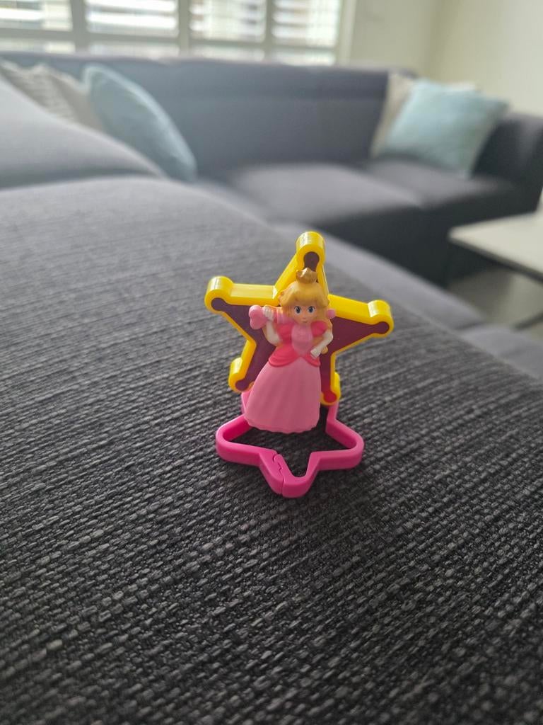 McDonald's Princess Peach Super Mario figuur, Ophalen of Verzenden, Zo goed als nieuw