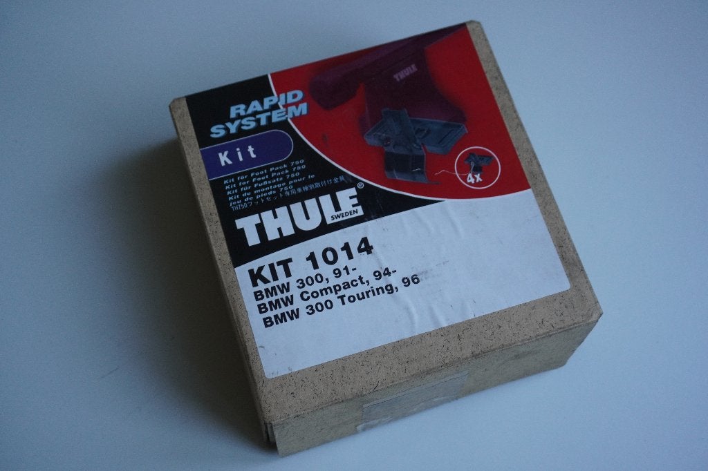 Thule Kit 1014 Ongebruikte onderdelen (2x klem, 2x rubber), Auto diversen, Dakdragers, Ophalen of Verzenden, Zo goed als nieuw