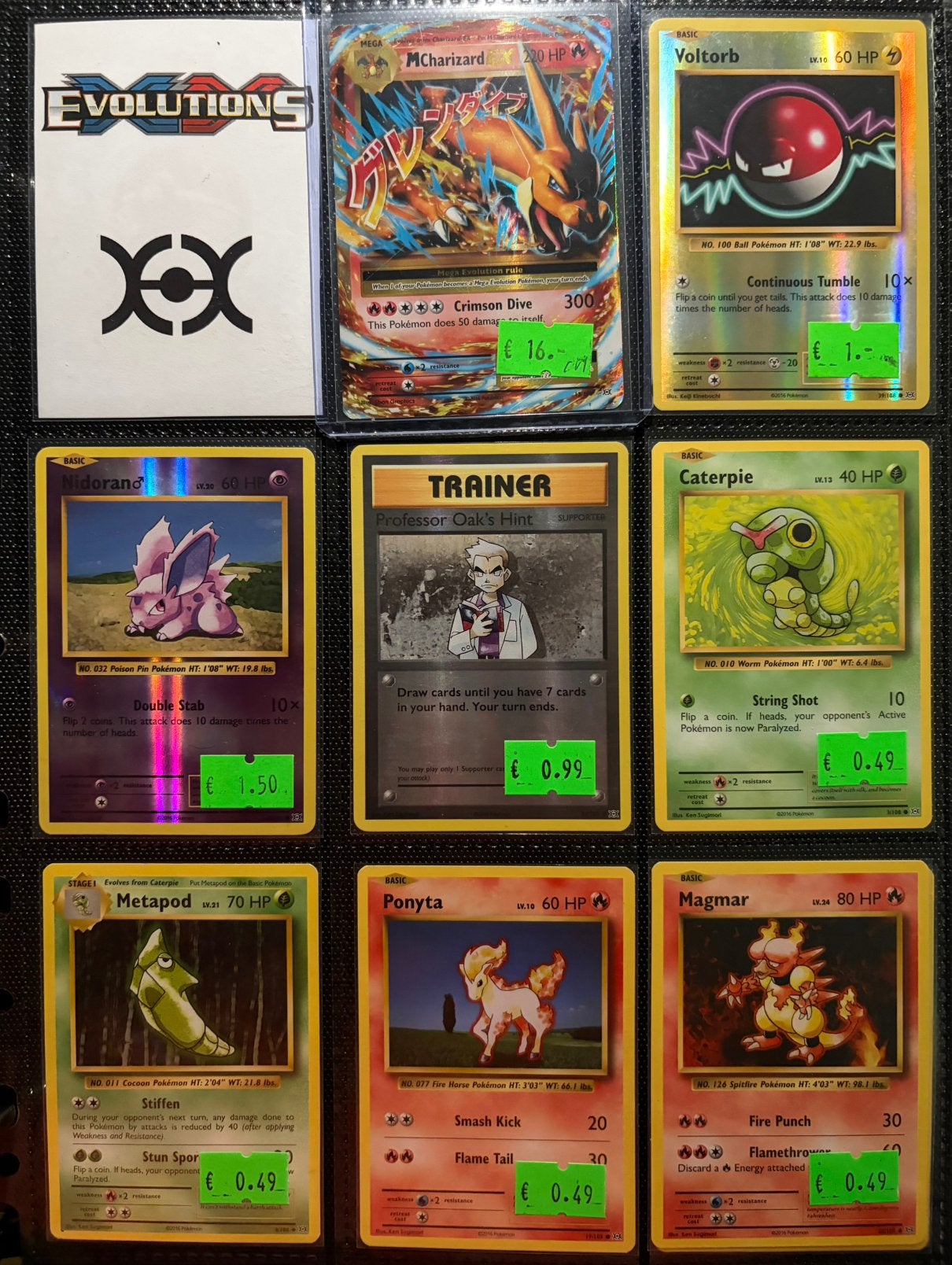 XY Evolutions Pokemon kaarten, Hobby en Vrije tijd, Verzamelkaartspellen | Pokémon, Ophalen of Verzenden, Zo goed als nieuw