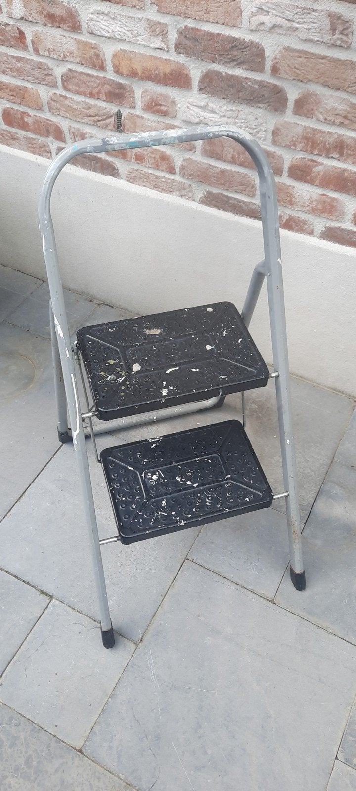 gebruikt huishoud trapje 2 treden, Doe-het-zelf en Verbouw, Ladders en Trappen, Ophalen, Gebruikt, Minder dan 2 meter