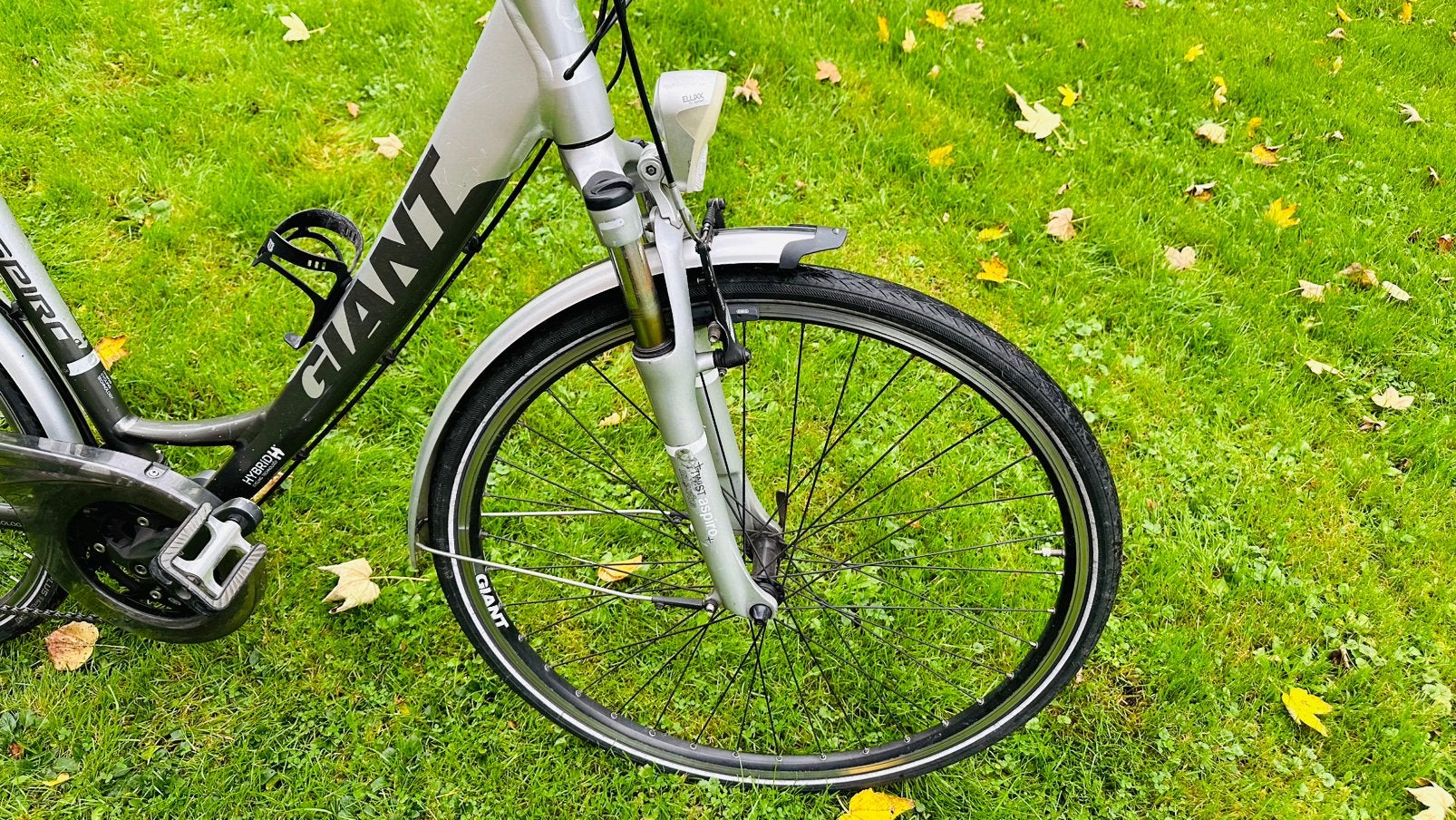 Goed werkende goede unisex damesfiets E-bike Giant 51cm, Ophalen, Gebruikt, Velgrem, Versnellingen