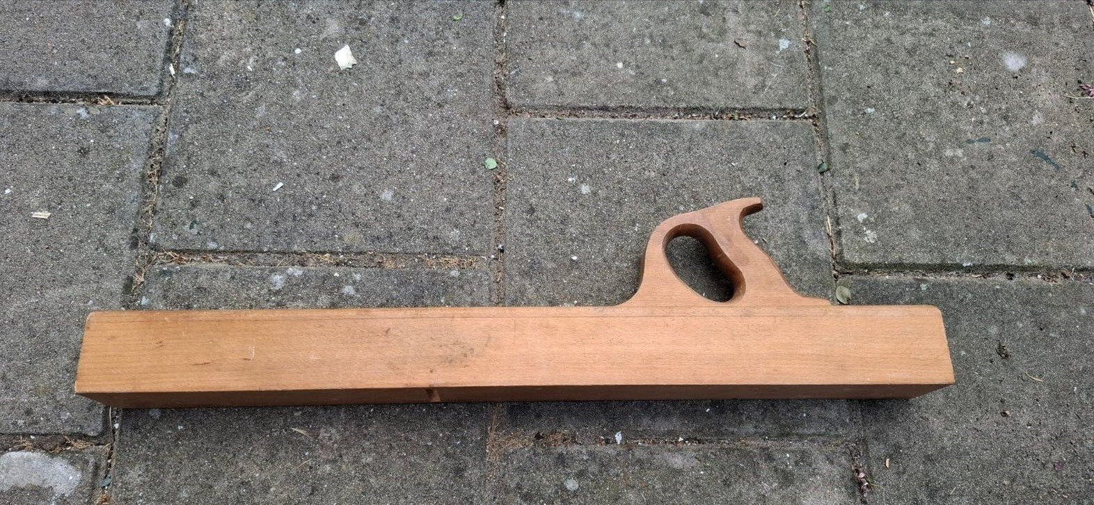 Vintage blokschaaf XL -Nooitgedacht & Zonen Ylst- 64cm, Ophalen of Verzenden, Gebruikt, Overige typen, Nooitgedacht