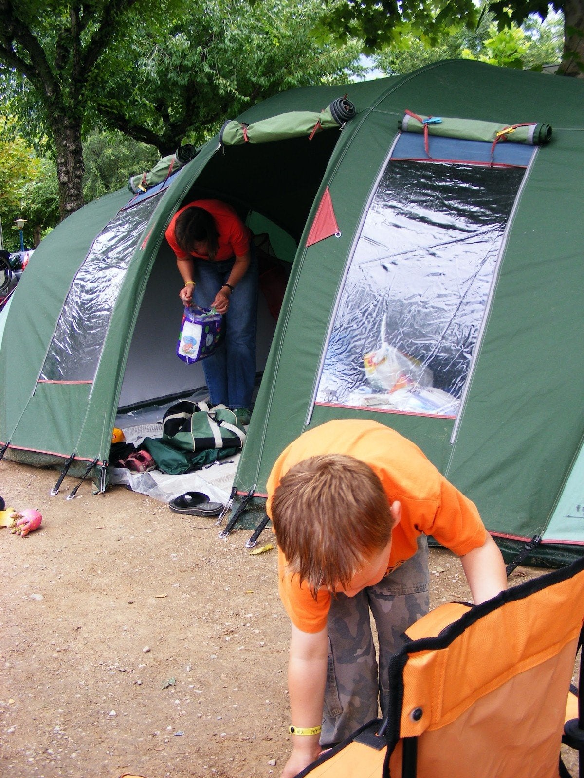 Falco Sperwer 4 De Luxe - Volledig Katoenen Tent, Ophalen, Gebruikt, Tot en met 4