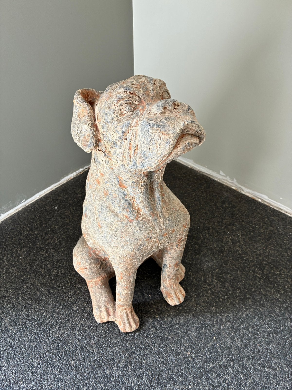 Sculptuur Boxer Hond - 53 cm Hoog, Verzamelen, Beelden en Beeldjes, Ophalen of Verzenden, Zo goed als nieuw, Dier