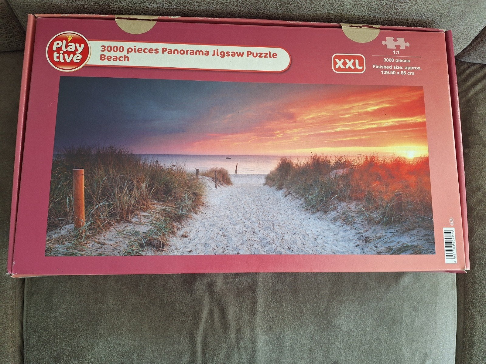 Panorama Jigsaw puzzle beach 3000 Stukjes XXL, Hobby en Vrije tijd, Denksport en Puzzels, Ophalen, Meer dan 1500 stukjes, Zo goed als nieuw