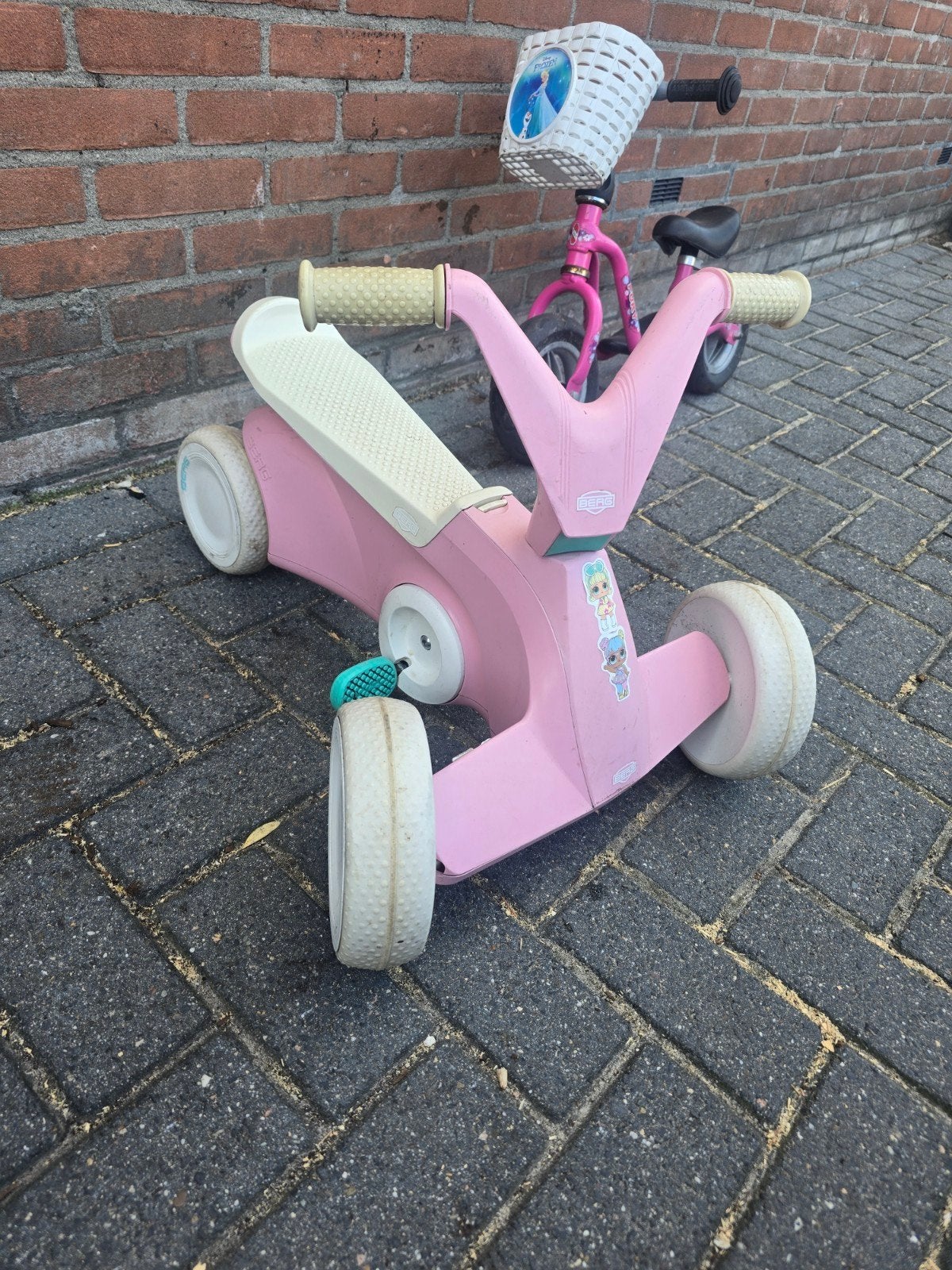 Berg go loopauto, Ophalen, Berg