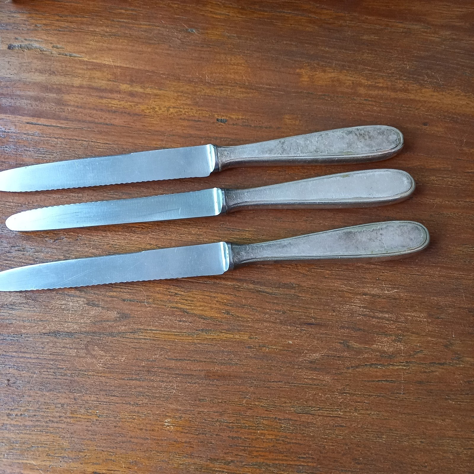 3 x WMF verzilverde messen, Antiek en Kunst, Ophalen of Verzenden
