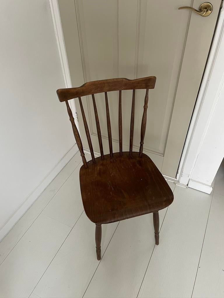 Brocante stoel, Antiek en Kunst, Antiek | Meubels | Stoelen en Banken, Ophalen of Verzenden