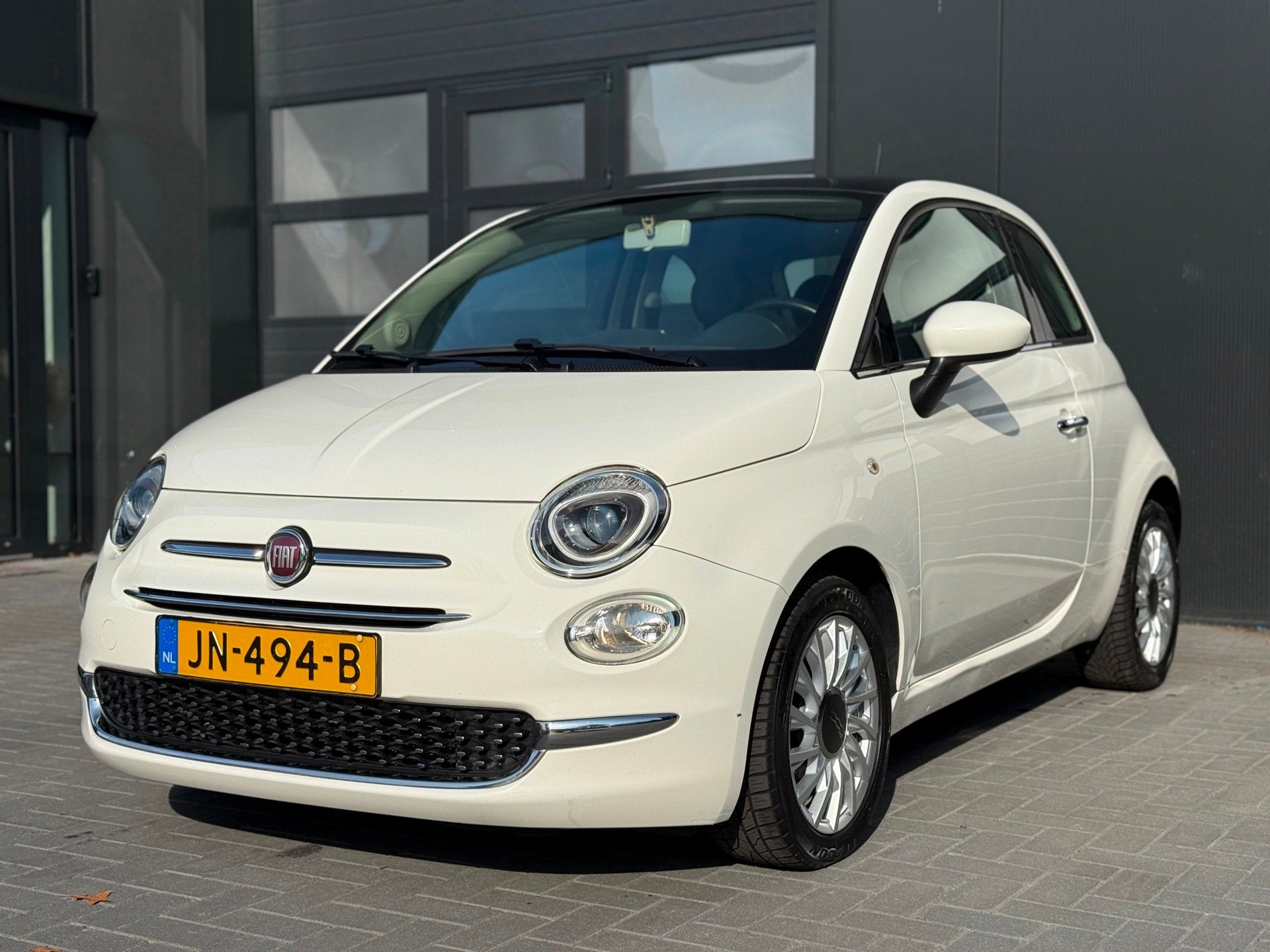 Fiat 500 Fiat 500 0.9 TwinAir Turbo Lounge | Facelift | Pano, Auto's, Stof, Gebruikt, Origineel Nederlands, Bedrijf