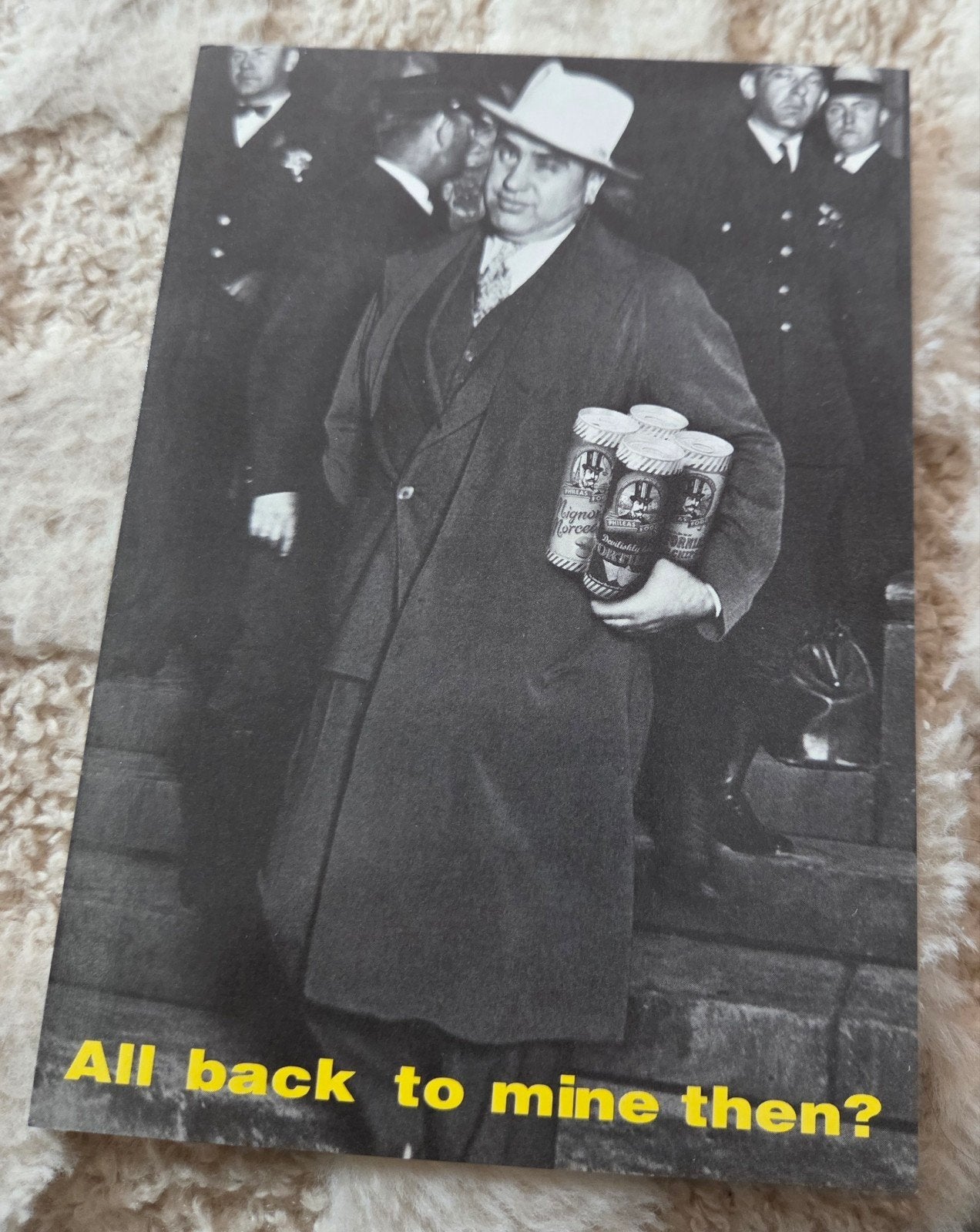 Al Capone  - 'All back to mine then?', Verzenden, 1980 tot heden, Ongelopen, Overige thema's