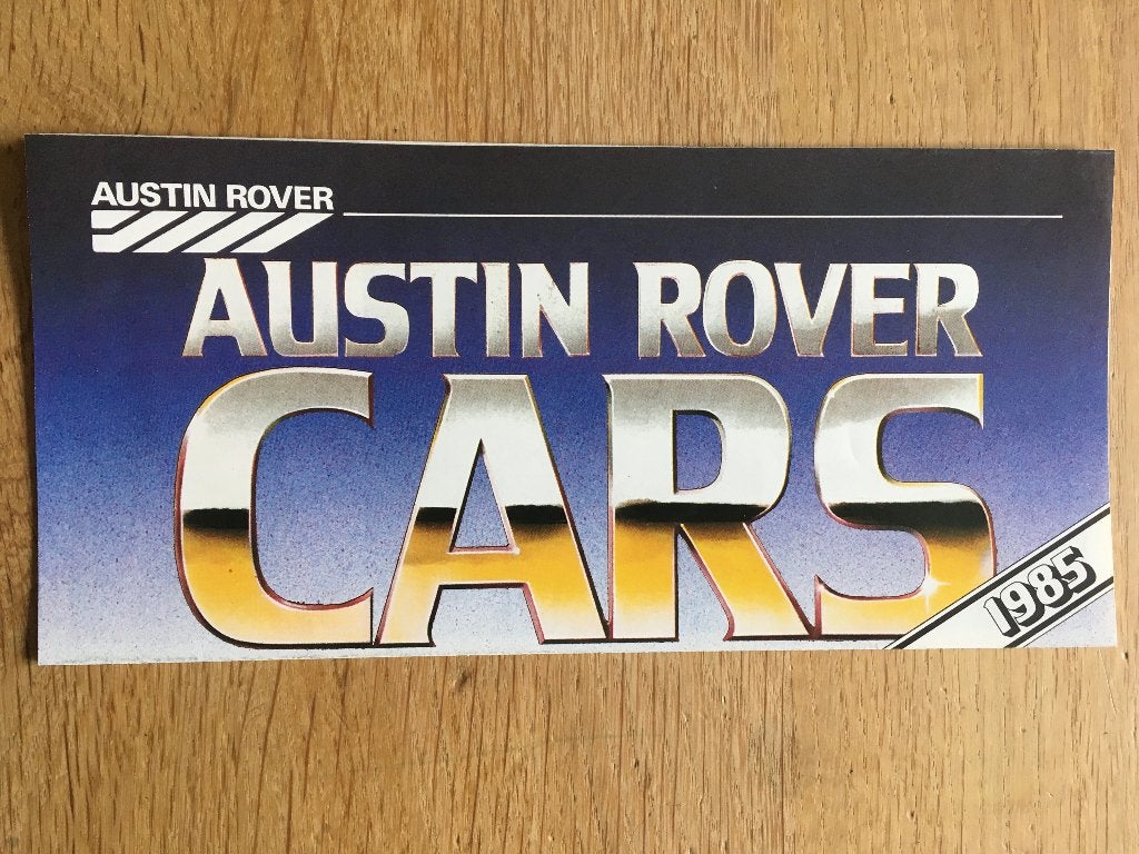 Autofolder/Brochure Austin-Rover 1985, Ophalen of Verzenden, Nieuw, Overige merken