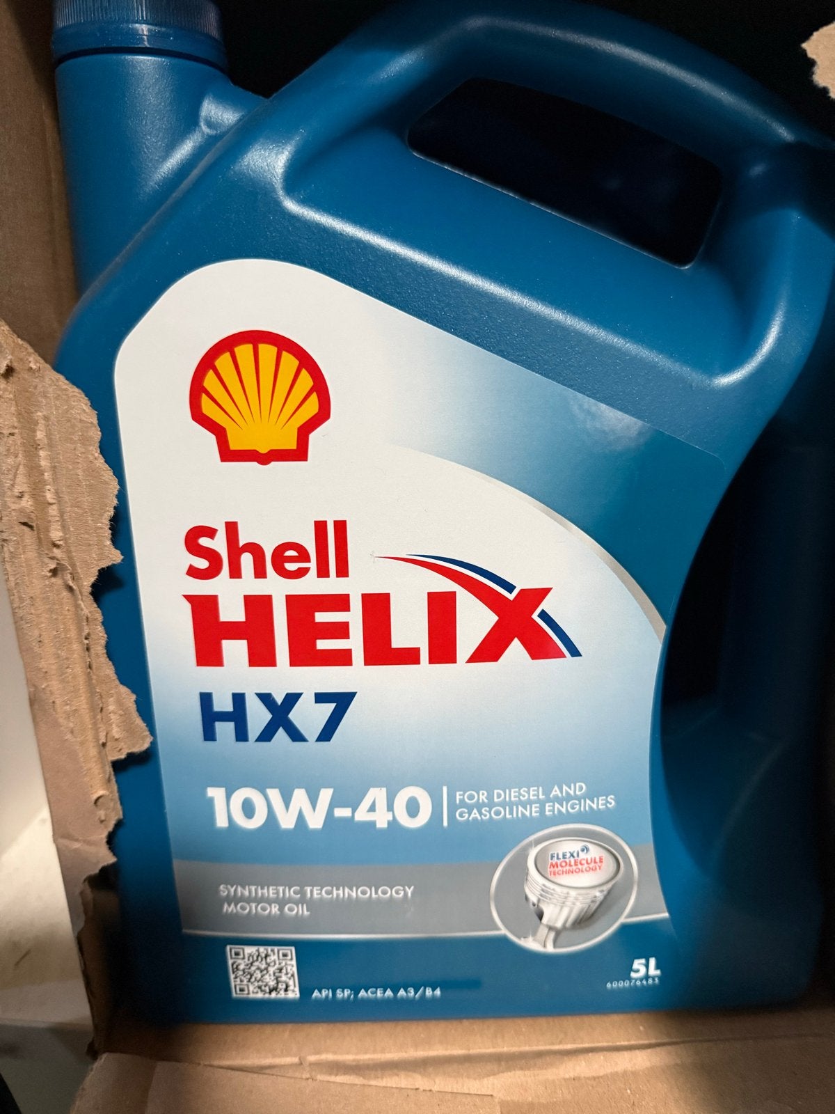 Shell Helix HX7 10W-40 Motorolie - 15 Liter (3x 5L), Ophalen of Verzenden, Nieuw, Universele onderdelen