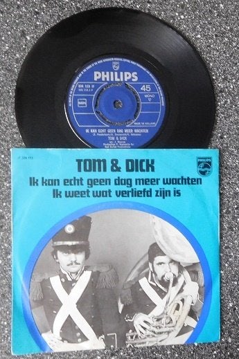 Tom & Dick - ik kan echt geen dag meer wachten (vanaf € 1,50, Verzenden, Zo goed als nieuw, Nederlandstalig