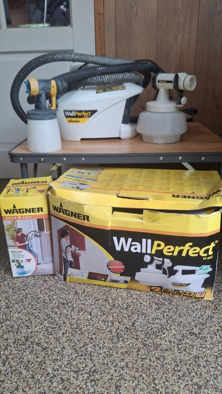 Wagner WallPerfect W 665 verfspuit - Zo goed als nieuw, Ophalen, Zo goed als nieuw, Verf