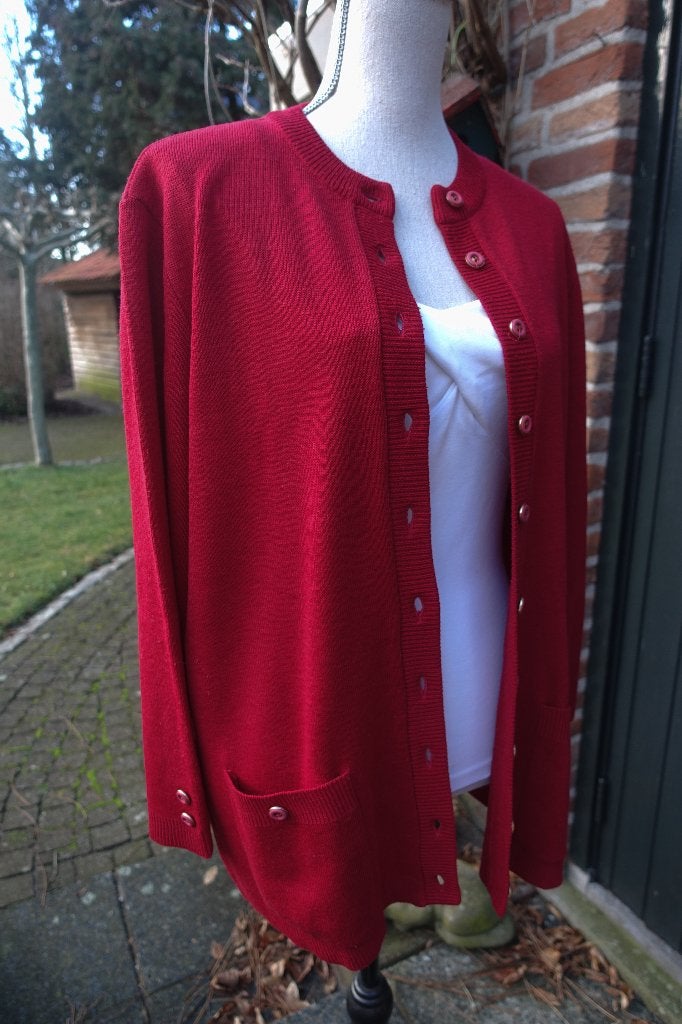 bordeaux rood vest van Canda mt L, Kleding | Dames, Ophalen of Verzenden, Zo goed als nieuw, Maat 38/40 (M), Rood