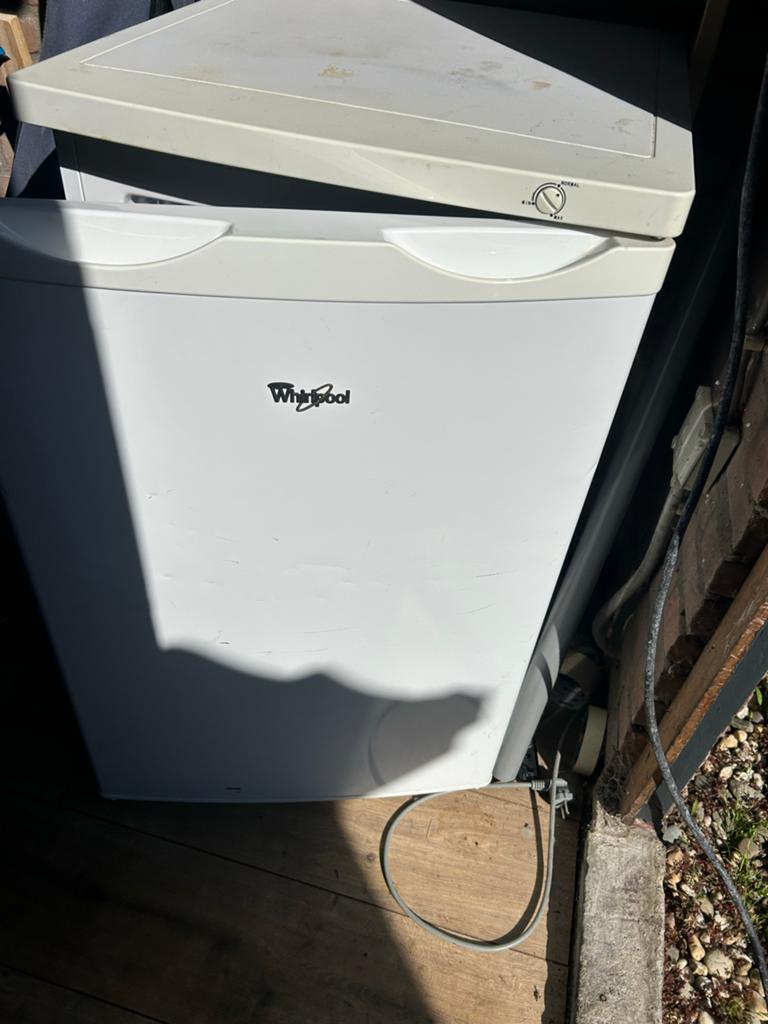 Whirlpool vrieskast met 4 lades - Gebruikt, Gebruikt, Minder dan 85 cm, Minder dan 60 cm, Vrijstaand