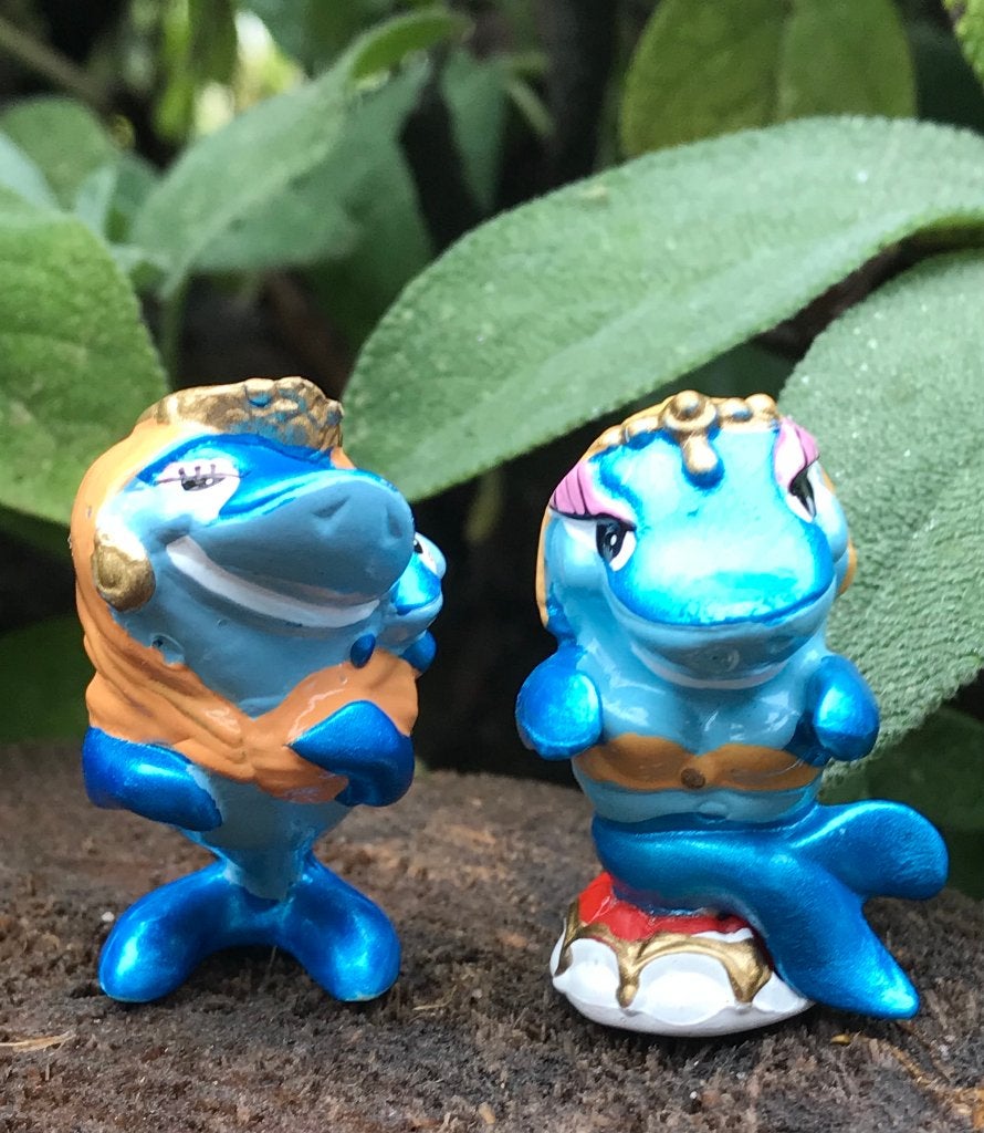 Squali Mami en Jasmin Indovin Ferrero kinder surprise 1995, Verzamelen, Ophalen of Verzenden, Zo goed als nieuw, Hardplasticfiguren