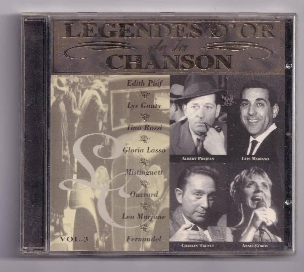 CD Légendes D'Or De La Chanson Vol. 3, Cd's en Dvd's, Ophalen of Verzenden, Zo goed als nieuw