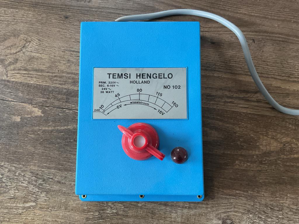 Temsi Hengelo transformator NO 102, Overige merken, Ophalen of Verzenden, Zo goed als nieuw, Analoog