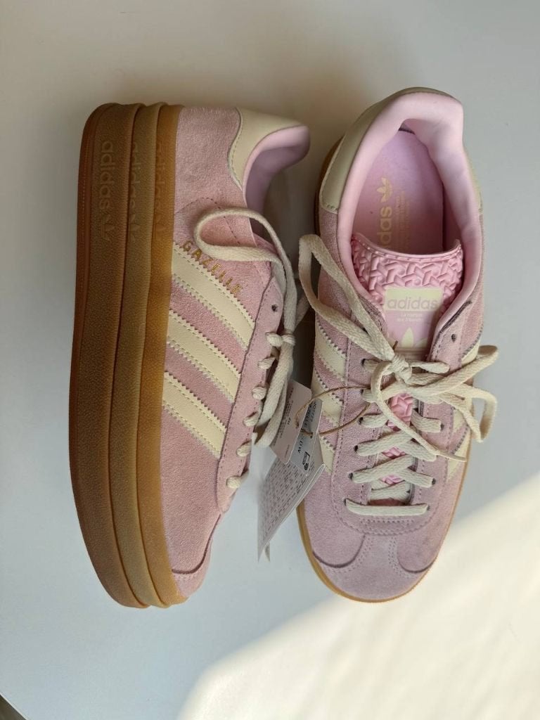Adidas Originals Gazelle Bold – Sandy Pink, Adidas, Ophalen of Verzenden, Roze, Sneakers of Gympen