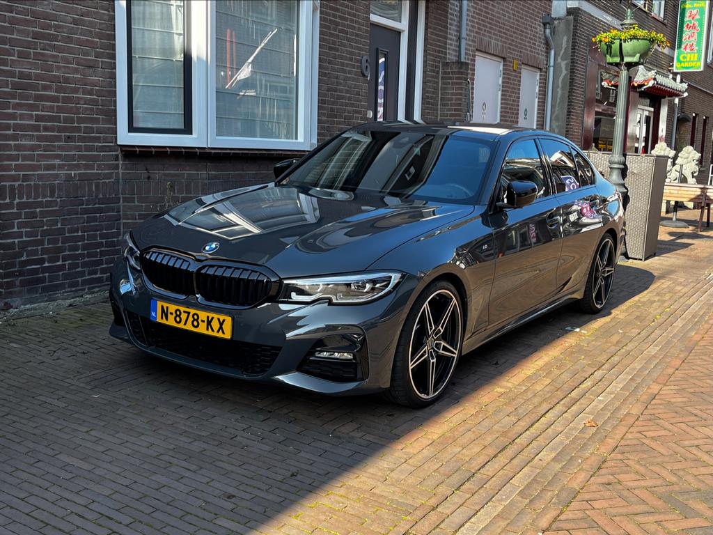 BMW 3-Serie 330i M Sport 2020 Dravit Grau 20" AC Schnitzer, Auto's, Automaat, 1998 cc, Zwart, 258 pk