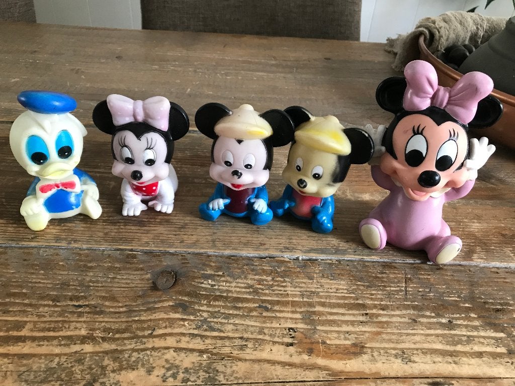 5 oudere pieppoppetjes, Ophalen of Verzenden, Overige figuren, Gebruikt, Beeldje of Figuurtje
