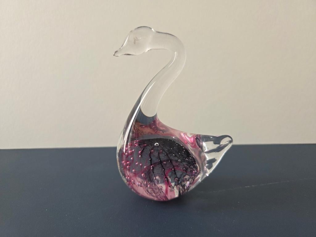 brilliant kristal pfeiffer handmade holland - zwaan, Antiek en Kunst, Antiek | Glas en Kristal, Ophalen of Verzenden
