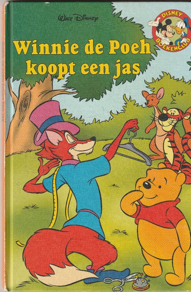 Winnie de poeh koop een jas walt disney jaren 70 boekje, Ophalen of Verzenden, Gelezen, Fictie algemeen