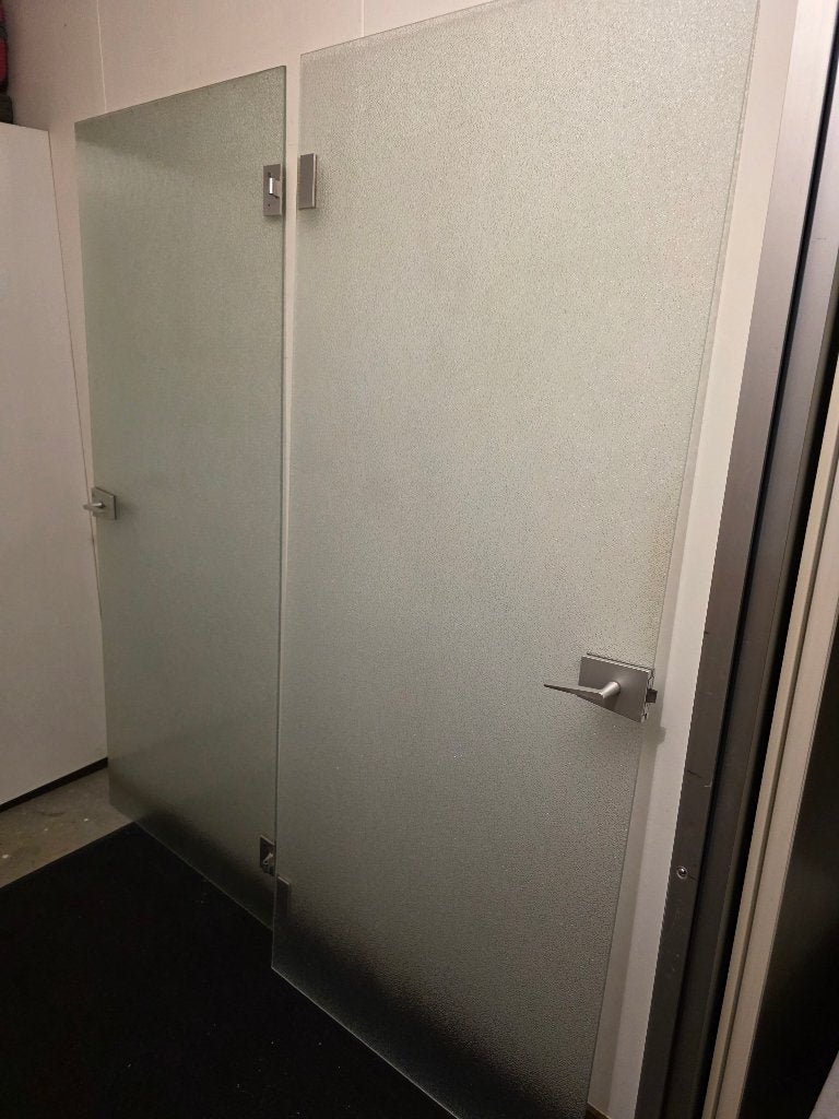 Glazen binnendeur, Doe-het-zelf en Verbouw, Ophalen, Glas, Binnendeur, 200 tot 215 cm