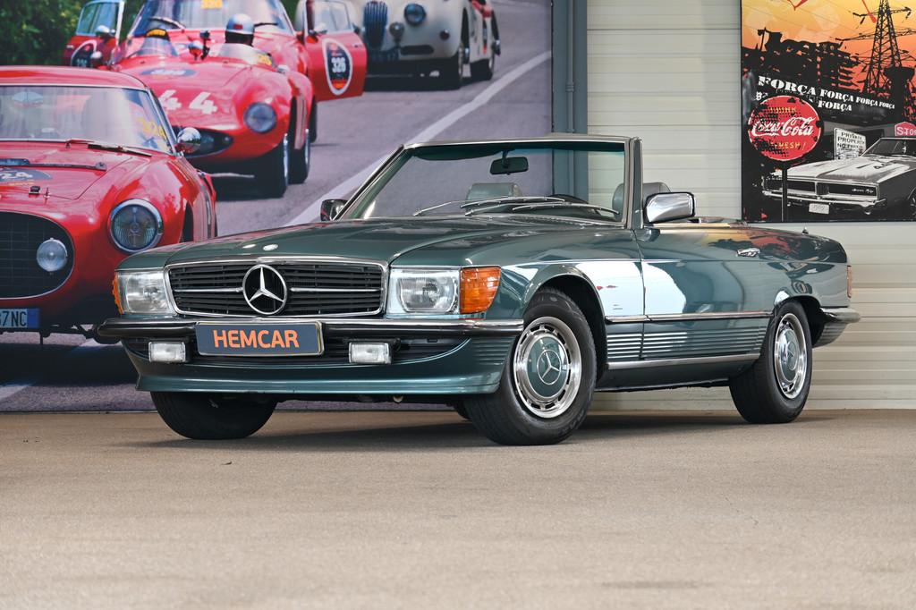 Mercedes-Benz SL-Klasse 280 SL roadster (bj 1982, automaat), Auto's, Oldtimers, Automaat, Achterwielaandrijving, Cabriolet, Blauw
