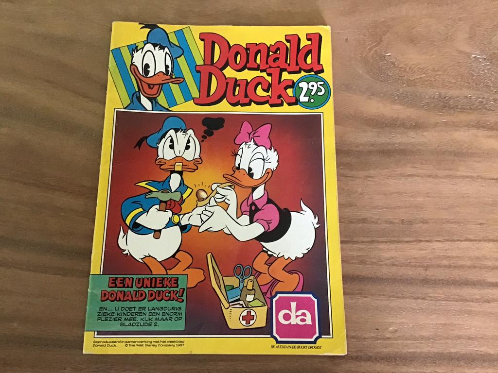Unieke Donald Duck uit 1987, Eén stripboek, Ophalen of Verzenden, Gelezen