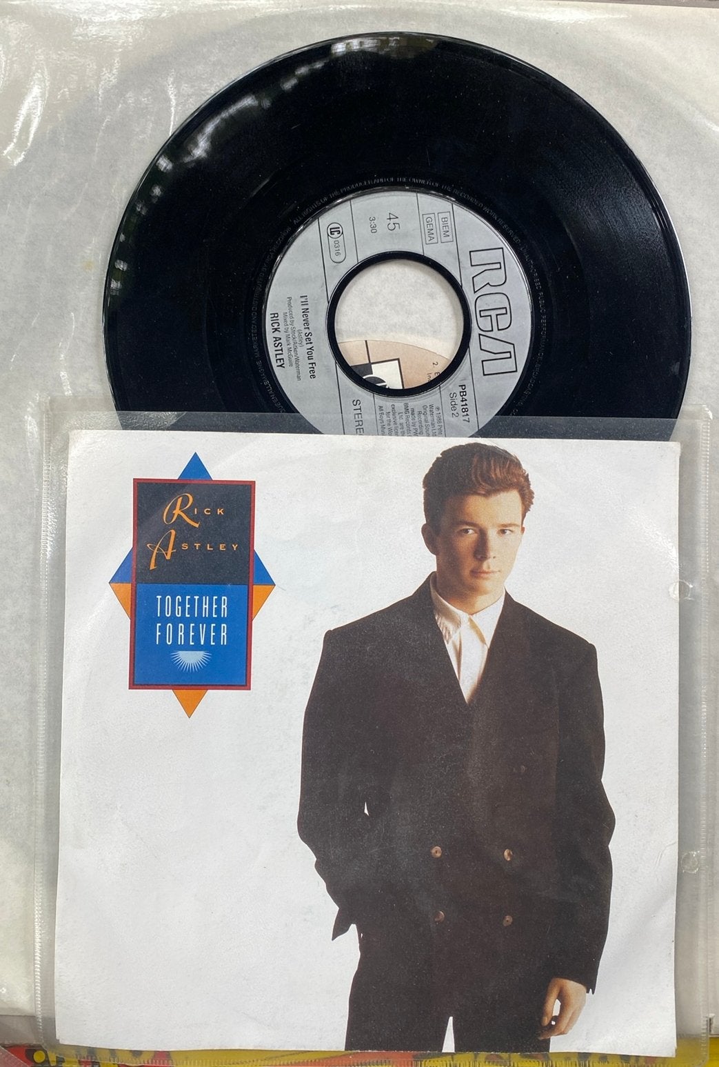 Rick Astley - together forever, Ophalen of Verzenden, Zo goed als nieuw, 12 inch, Pop