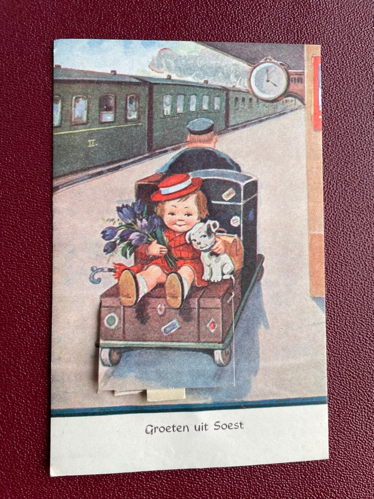 ansichtkaart / leporello van Soest., Verzamelen, Verzenden, 1940 tot 1960, Utrecht