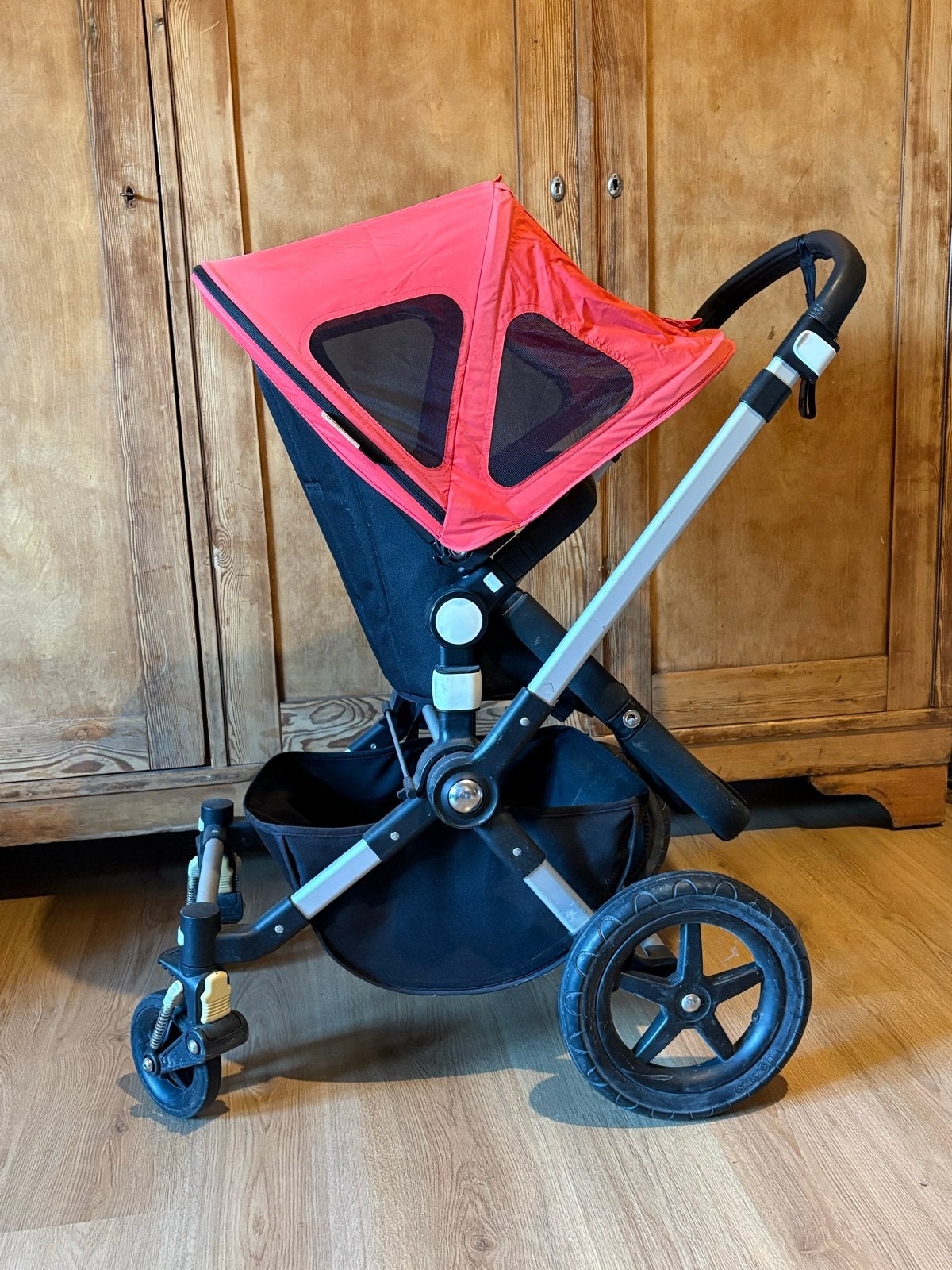 Bugaboo Cameleon 3 Zwart met Complete Accessoires, Ophalen, Gebruikt, Bugaboo, Combiwagen