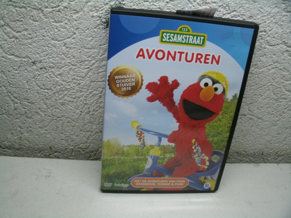 dvd 203k sesamstraat avonturen, Alle leeftijden, Ophalen of Verzenden, Zo goed als nieuw, Tv fictie