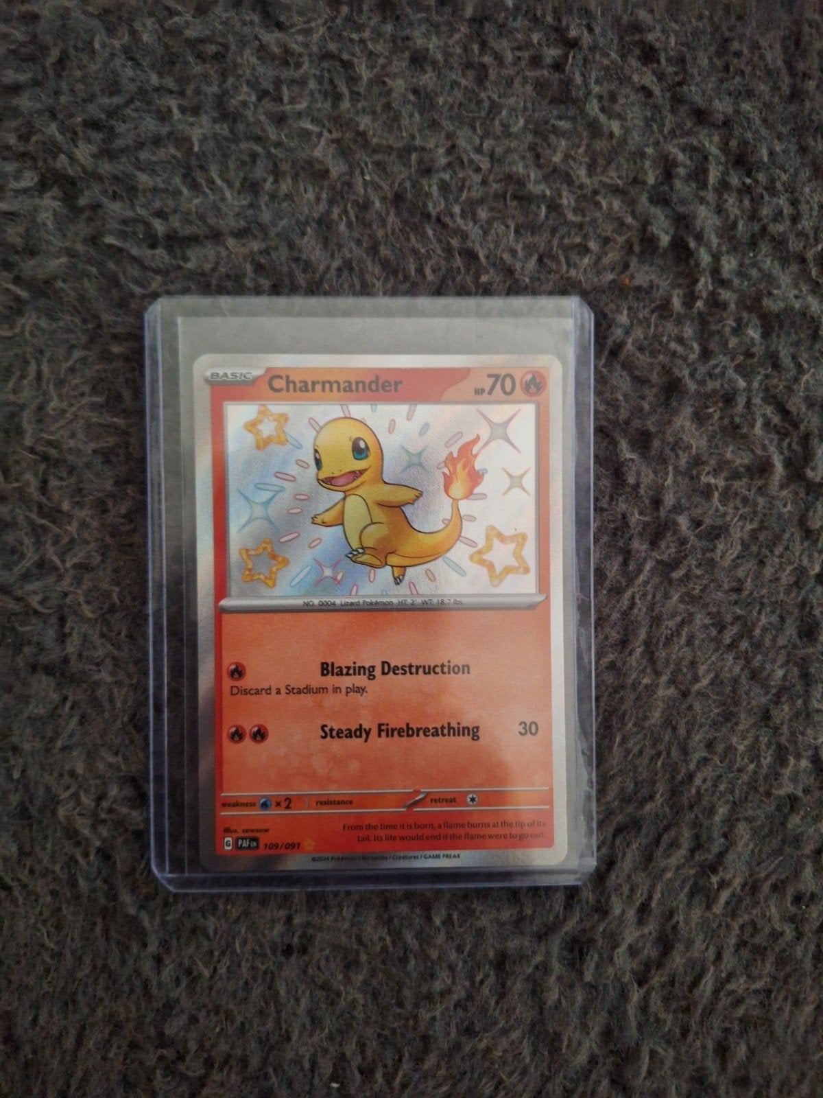 charmander aleen ophalen, Hobby en Vrije tijd, Verzamelkaartspellen | Pokémon, Ophalen, Nieuw, Losse kaart, Foil