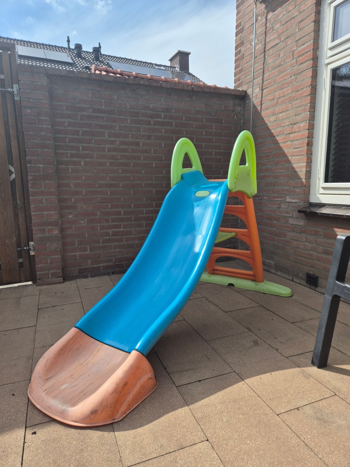 Feber waterglijbaan - lichte verkleuring, Ophalen